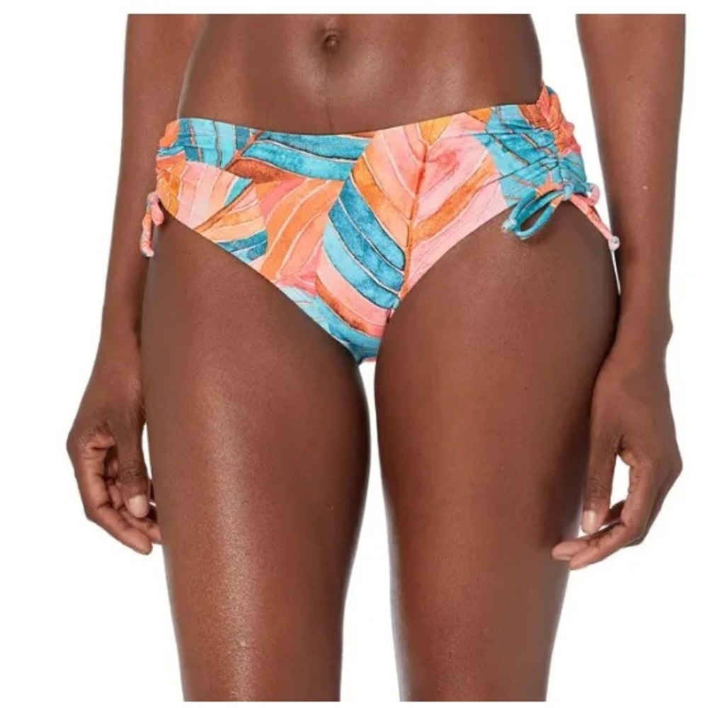 Next By Athena Women's Sunset Palms Destination Midrise Side Cinch Pant - M